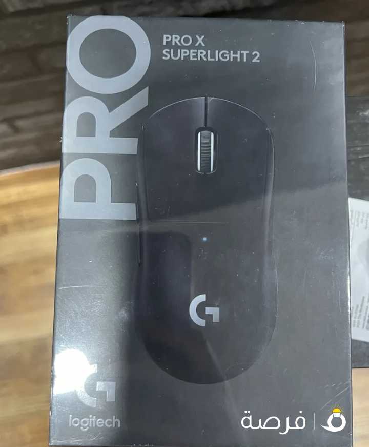 Logitech G PRO X SUPERLIGHT 2 LIGHTSPEED Wireless Gaming Mouse - Black ماوس لوجيتيك سوبرلايت 2 جديد