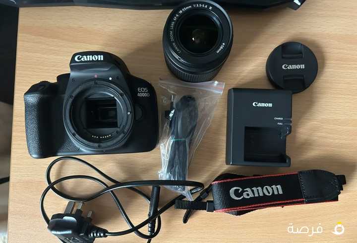 Canon EOS 4000D DSLR Camera + 18-55mm Lens