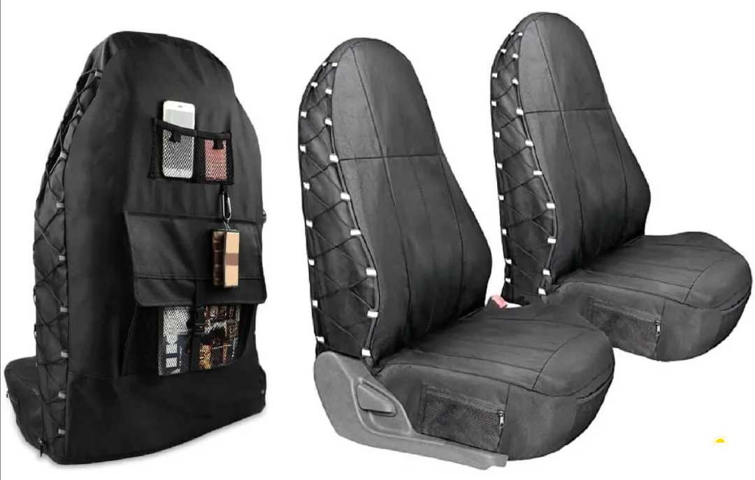 Waterproof seat organizer and seat cover - منظم وغطاء مقعد مقاوم للماء (TJM)