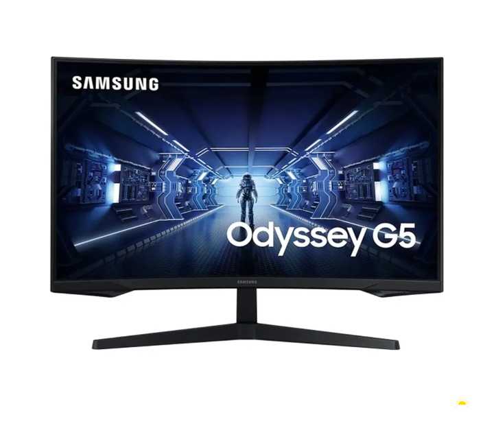 Samsung Odyssey G5 27" WQHD 2K VA 144Hz 1ms Curved Gaming Monitor مستعمل