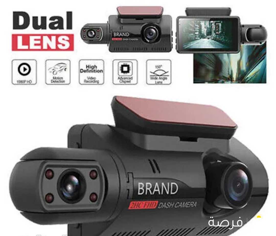 Dual lens Car dashCam عدسة مزدوجة سيارة داش كام