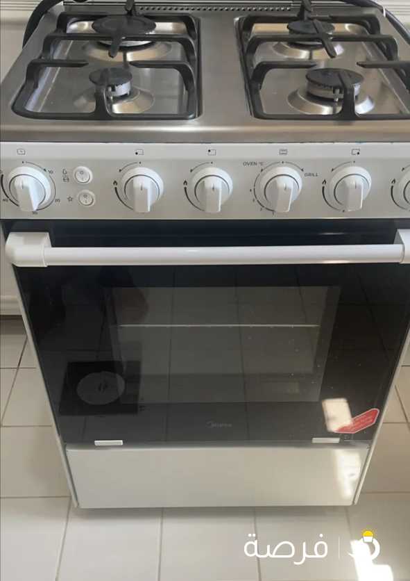 Midea 60x60 cm used white good stove all working