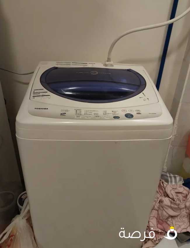 غسالة توشيبا أوتوماتيك مزودة بدبToshiba Automatic Washing Machine with Crystal Drum Model AW-F805MB