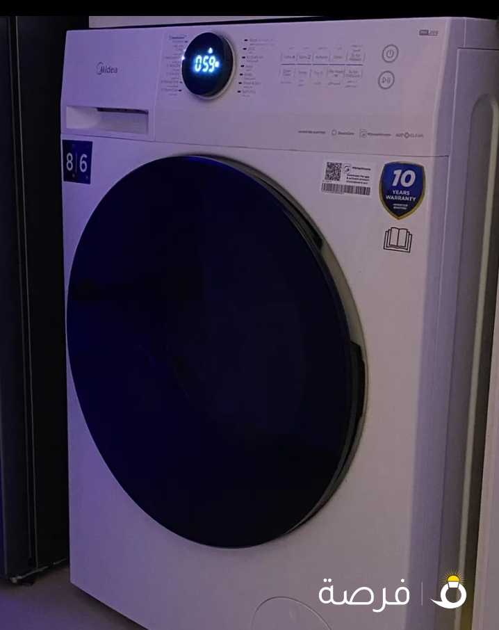 Midea washing machine - All in one Washer - Dryer غسالة ذو تقنية عالية - غسل - تتنشيف - تجفيف