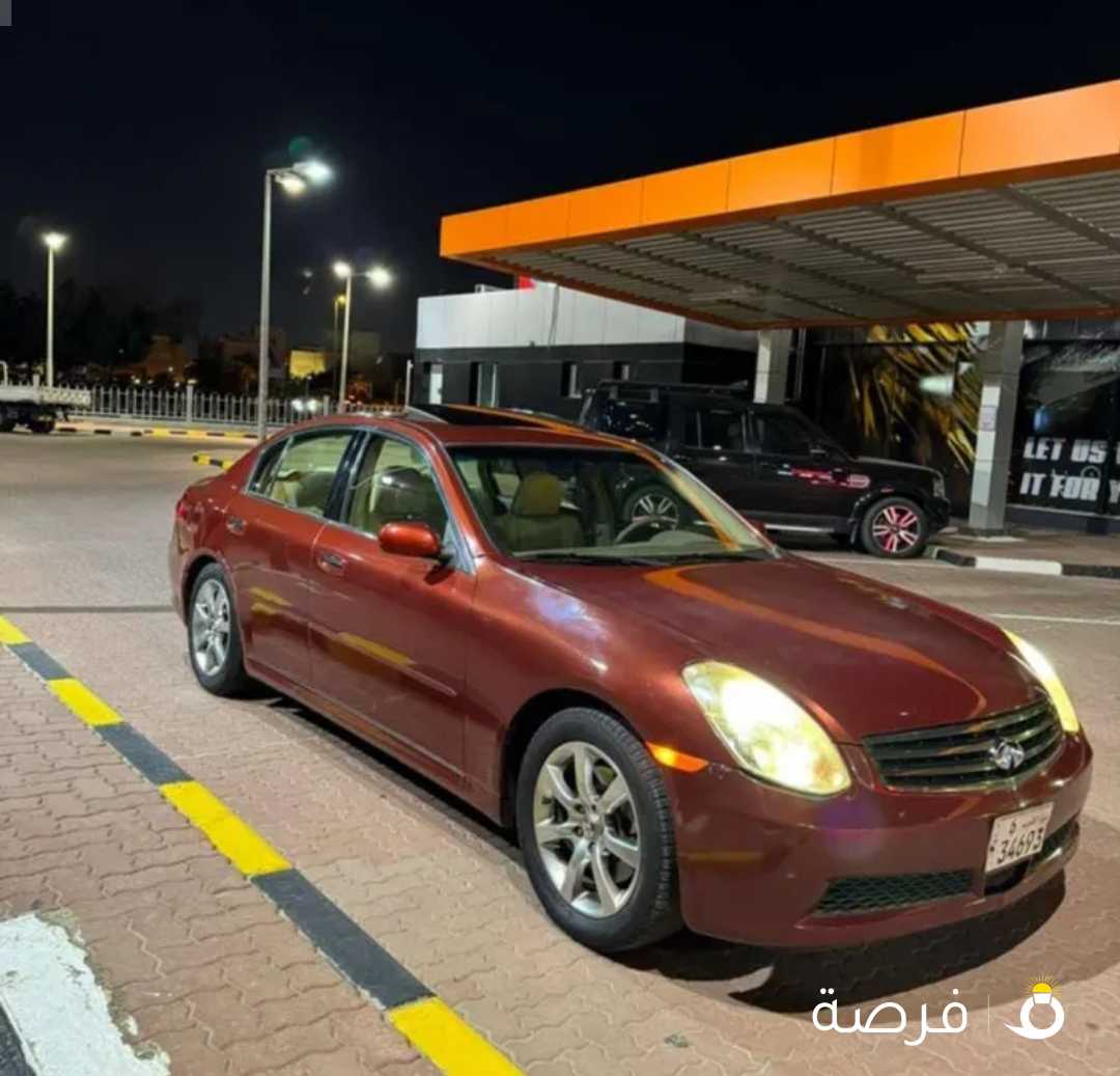 بيعه سريعه انفنتي g35 2006 ماشي 97 الف