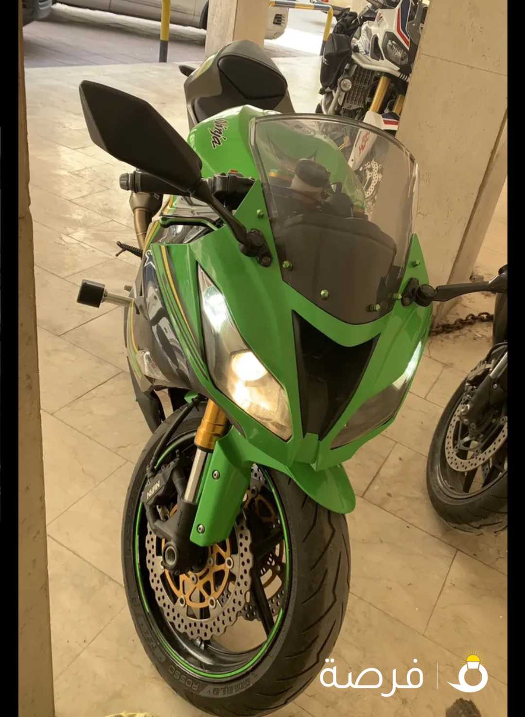 kawasaki NINJA zx6r 636cc 2015 model running 20.000 km/h