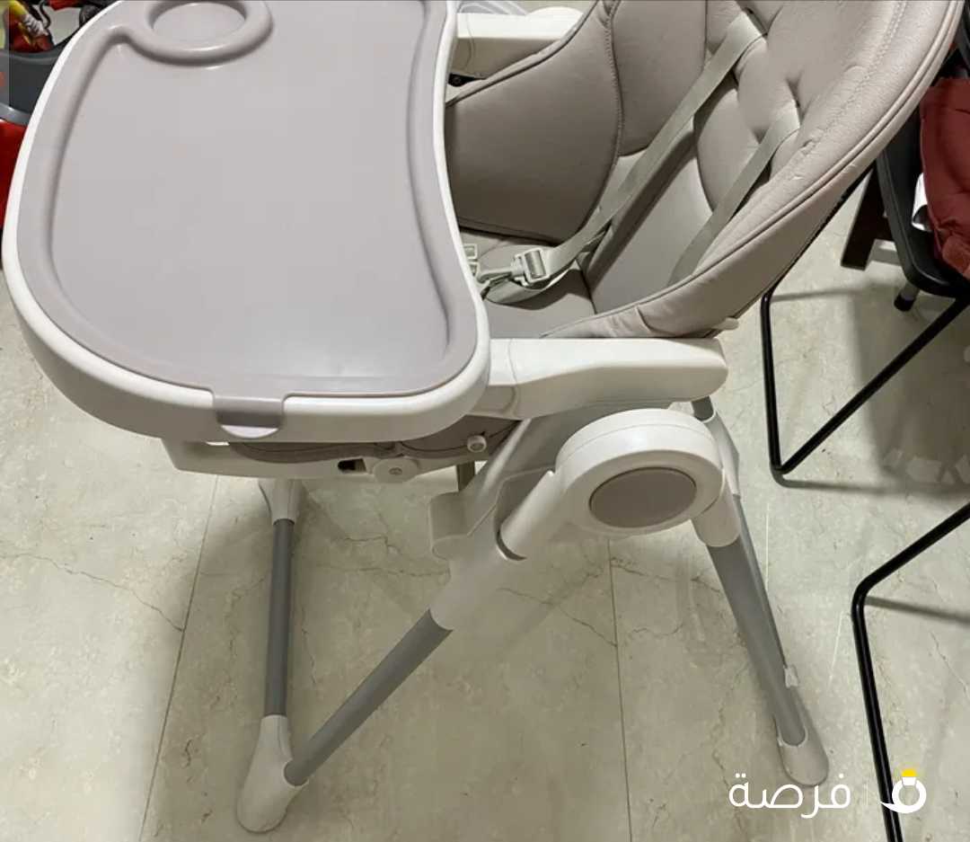 كرسي مع طاولة للاطفال ، adjustable feeding chair with table