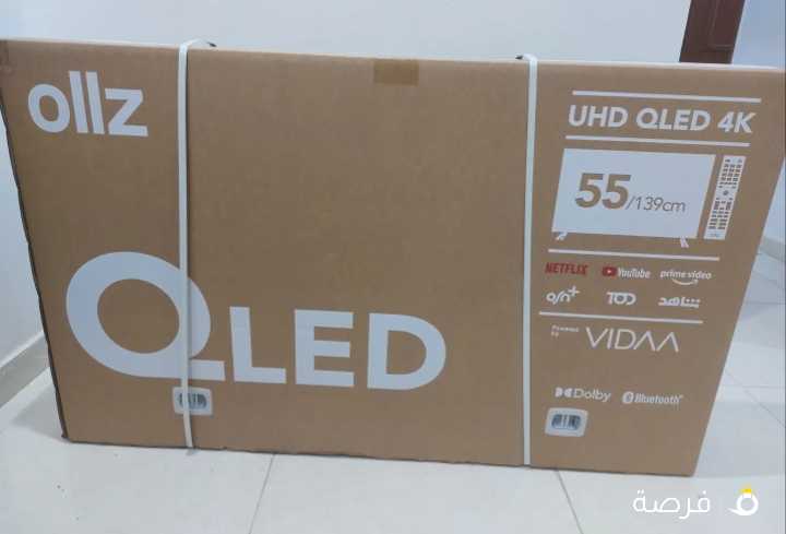 تلفزيون OllZ UHD QLED 4K جديد