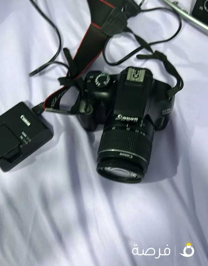 كاميرا كانون بحالة جيدة جدا Canon1100D