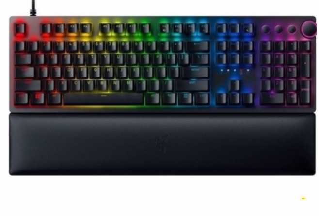 Razer huntsman v2 purple switch جديد