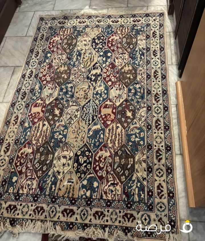 سجادة

تركية

اللون بيج وازرق

190 * 285 سم

بحالة جيدة

Carpet - Turkish

Color: Biege and blue

Size: 285 x 190 cm.

Good condition