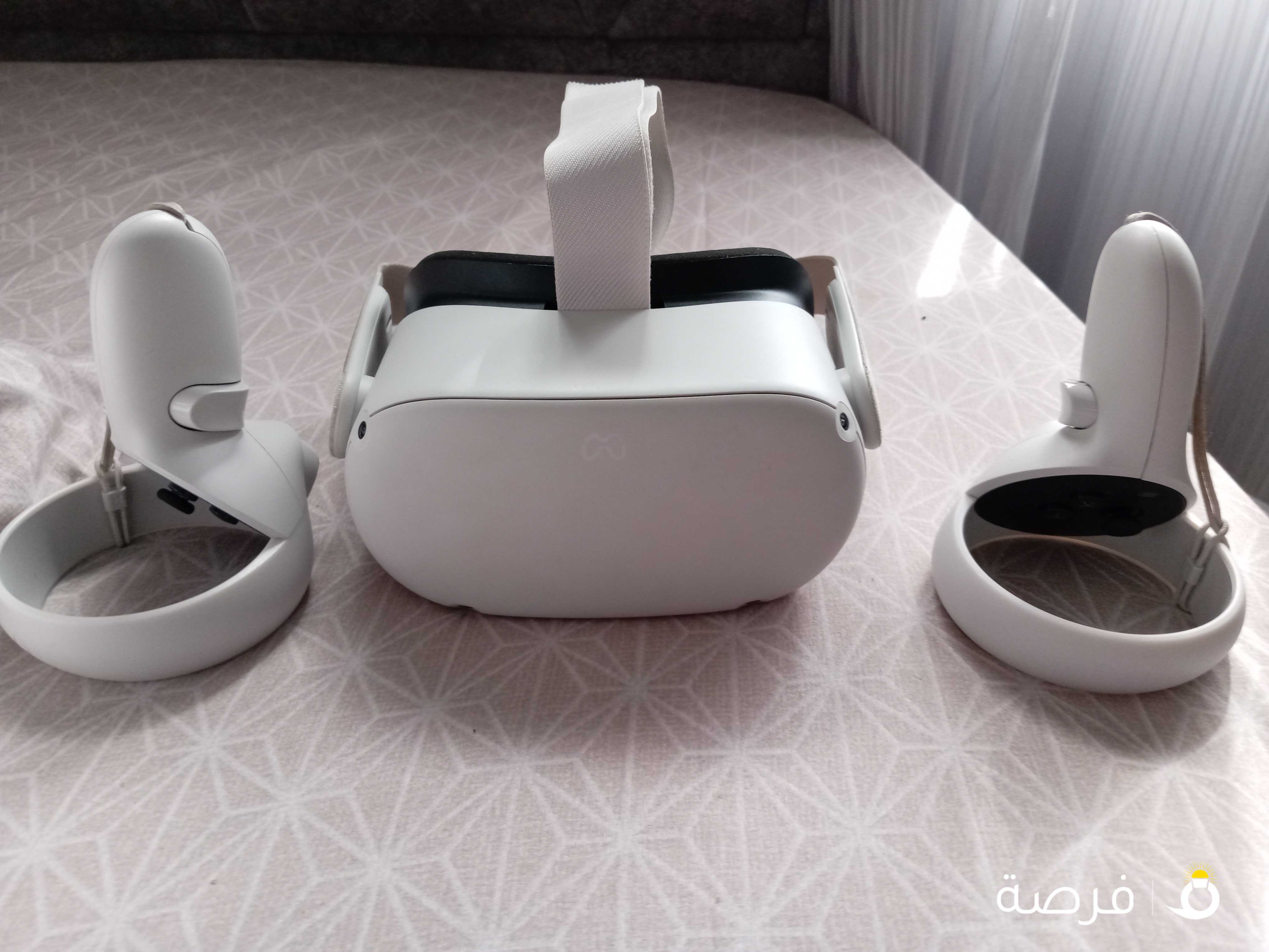 vr quest 2 128gb for 85KD and in good condition only used for 2 weeks          VR Quest 2 128 جيجابايت مقابل85  دينار كويتي وفي حالة جيدة تستخدم فقط لمدة أسبوعين