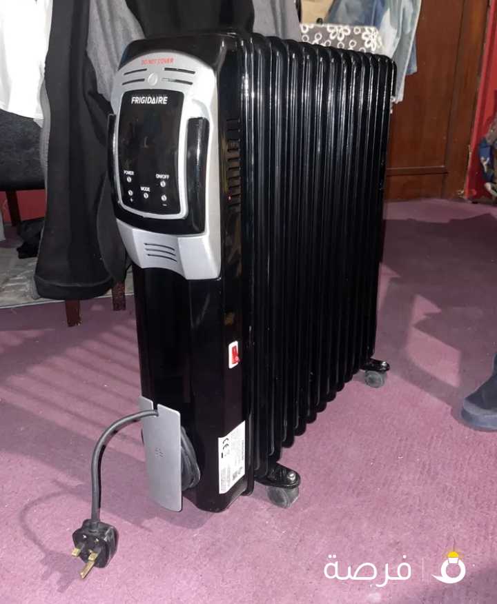 مدفأة كهربا زيت ماركة فريجديير جديدة كليا Frigidere Heater oil system total new