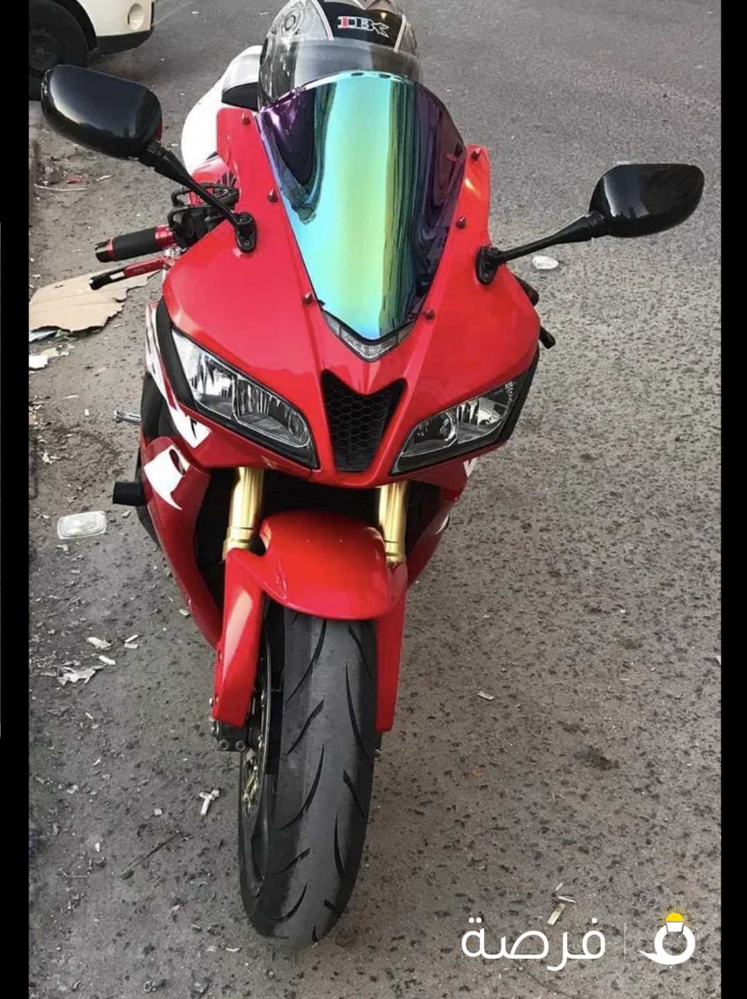 هوندا CBR600RR شرط الفحص موديل 2012 بحالة جيده السعر 1100