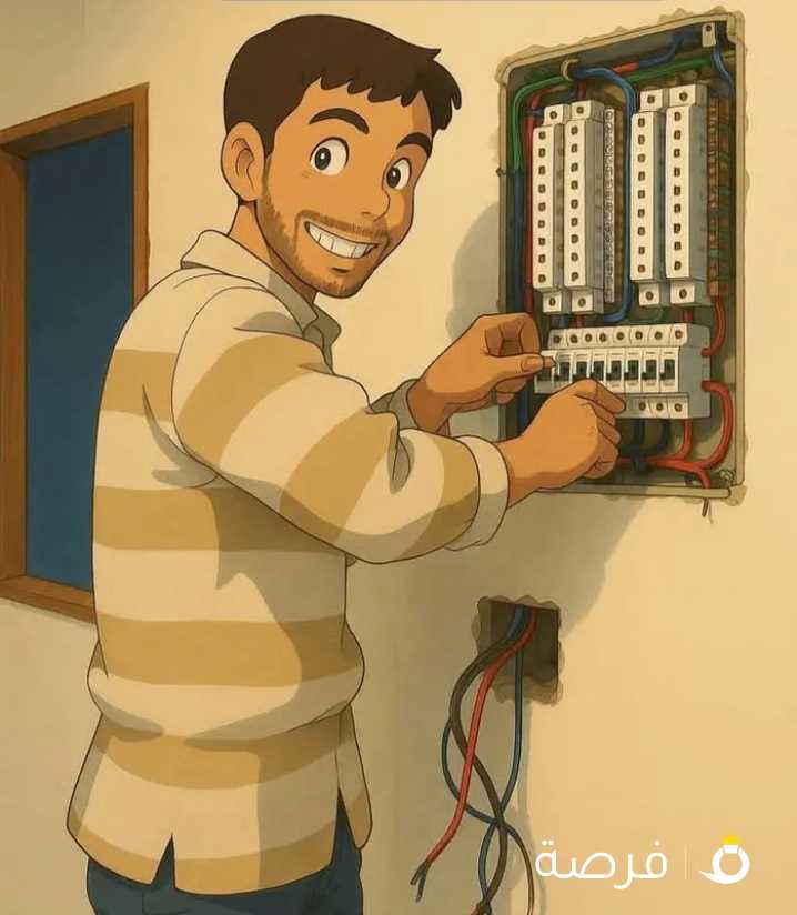 فنى كهربائي منازل معلم خبره سنوات ابو محمد