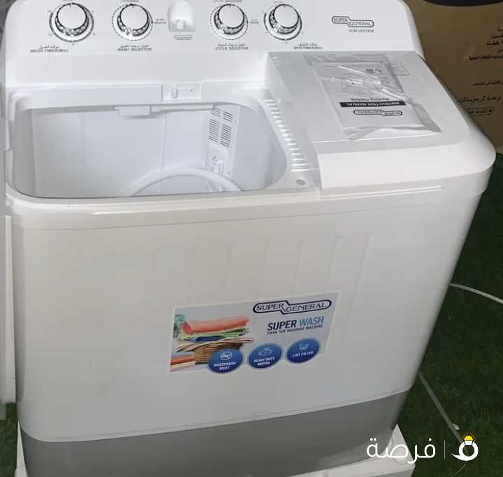 غسالة حوضين سوبر جنرال 7 كيلو