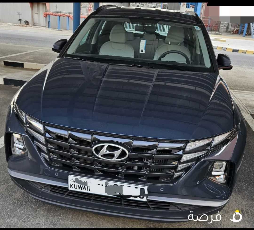 هيونداي توسان 2023 مكينة 1600 تربو ، تحت الكفالة. الفئة المتوسطة بحالة جديدة تماما . شرط الفحص