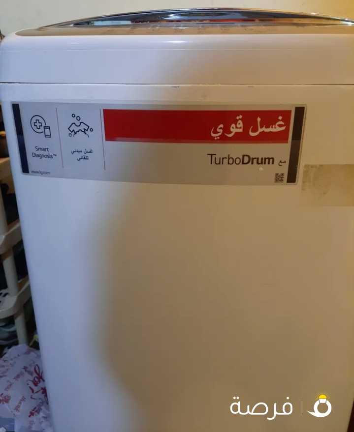 غساله ال جي بحاله ممتازه للبيع 50 دينار
