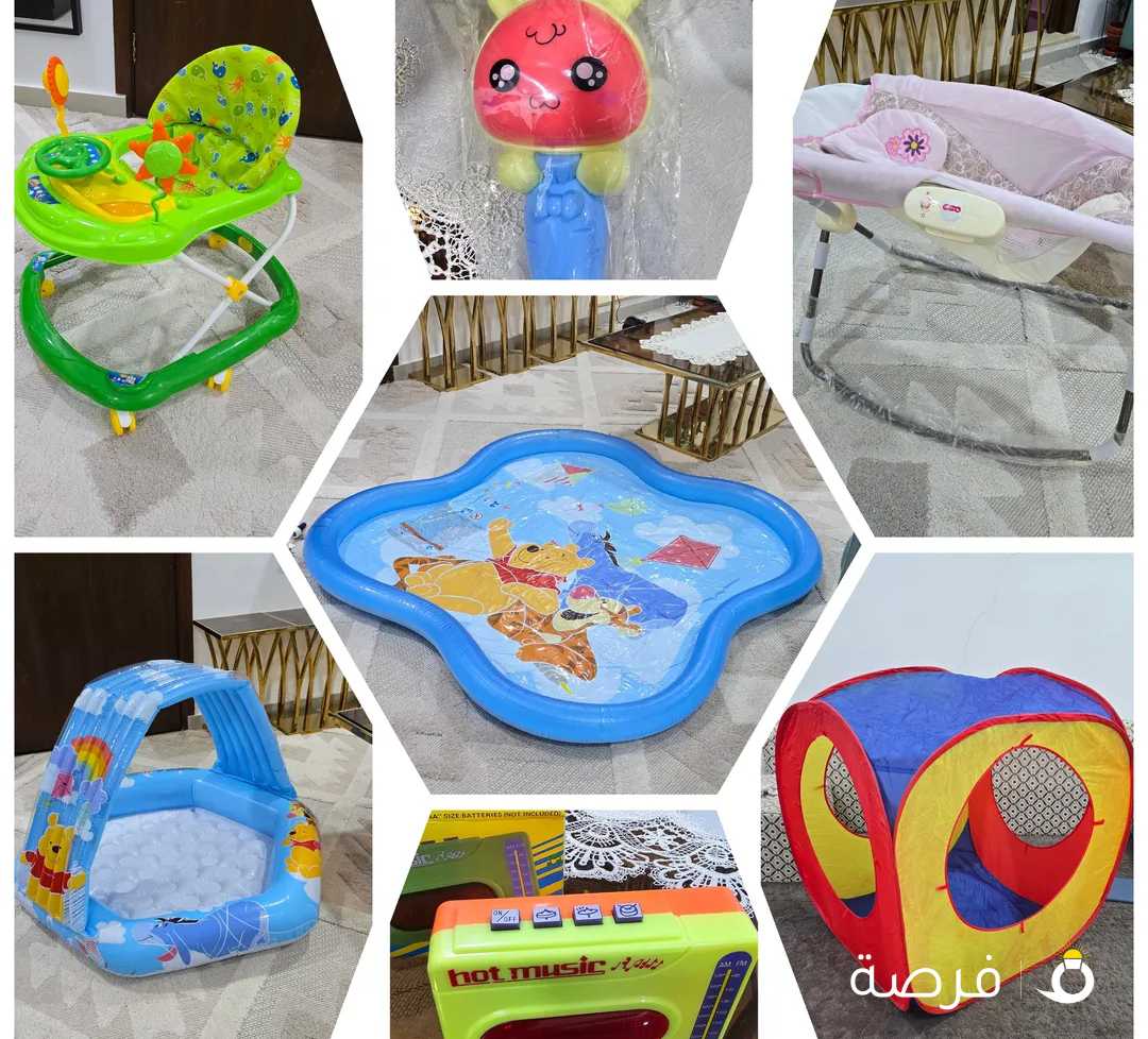 مجموعة ألعاب جديدة كلها ب 15 دينار