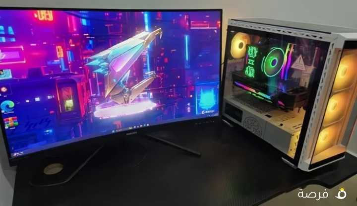 Quick Sale: Gaming PC for Sale + 32" QHD 144hz Curved Gaming Monitor.