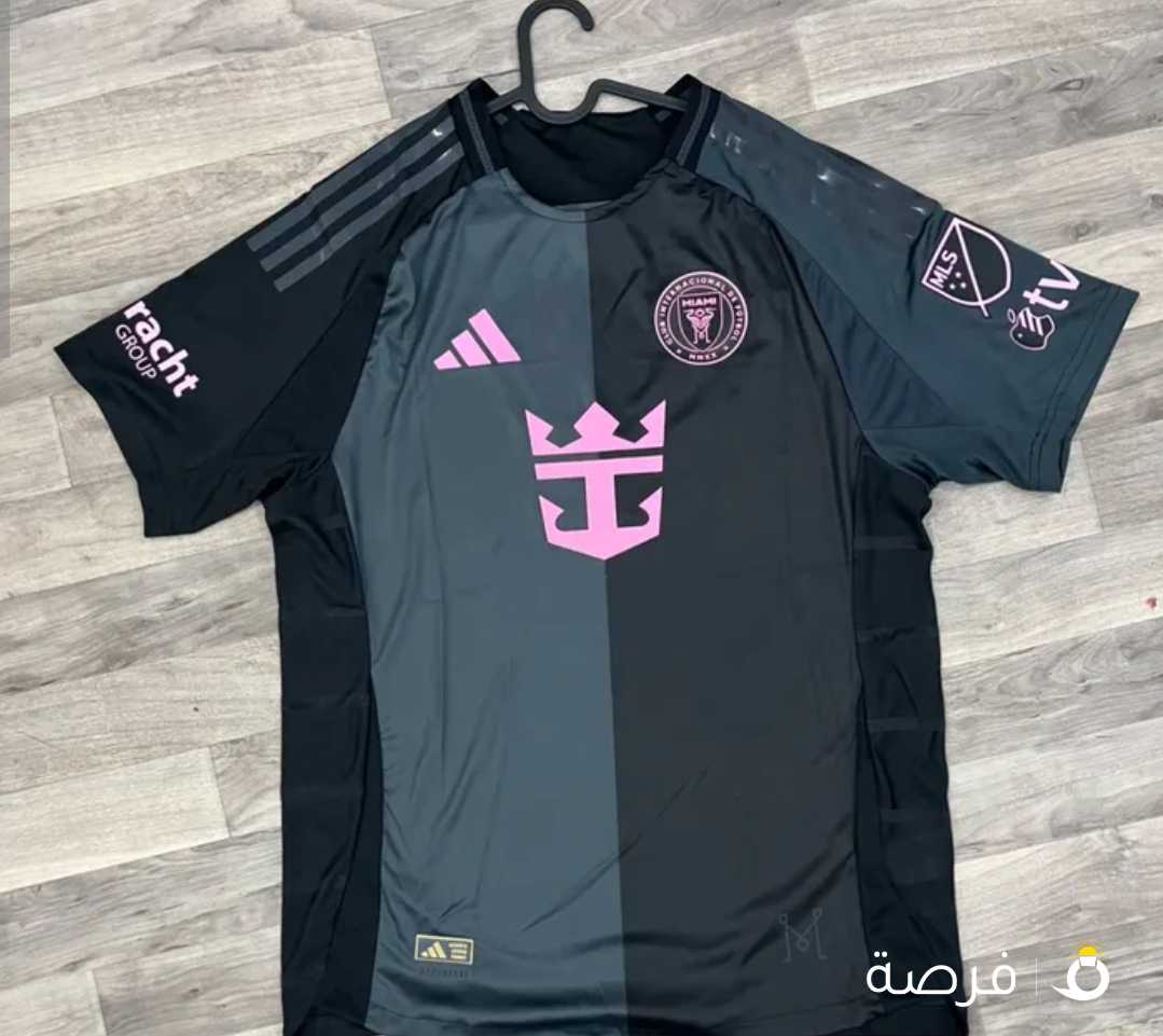 تيشيرت إنتر ميامي الأسود - نسخة اللاعبين الدرجة الأولى