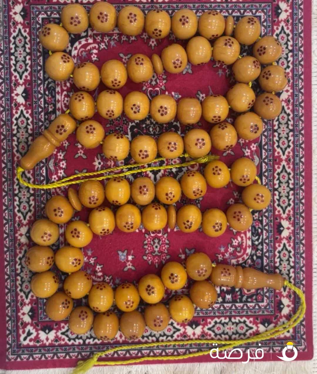 البيع مسكي حلبي 33 خرزة مقاس 14 فى 15