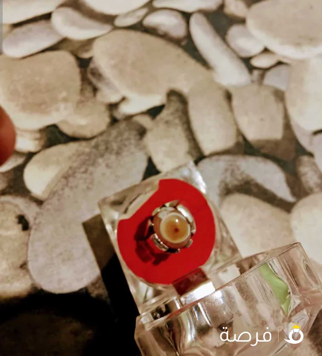 خاتم فضه سليماني يماني مع حجر