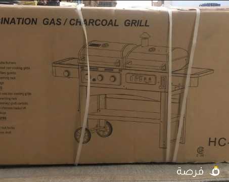 شواية فحم وغاز جديد بكرتون