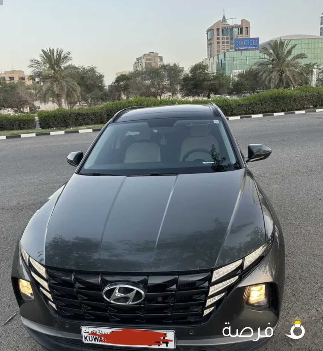 هيونداي توسان 2022 1600CC تيربو 28 الف كيلو فئة أولي ... فتحة سقف بانوراما حماية كاملة