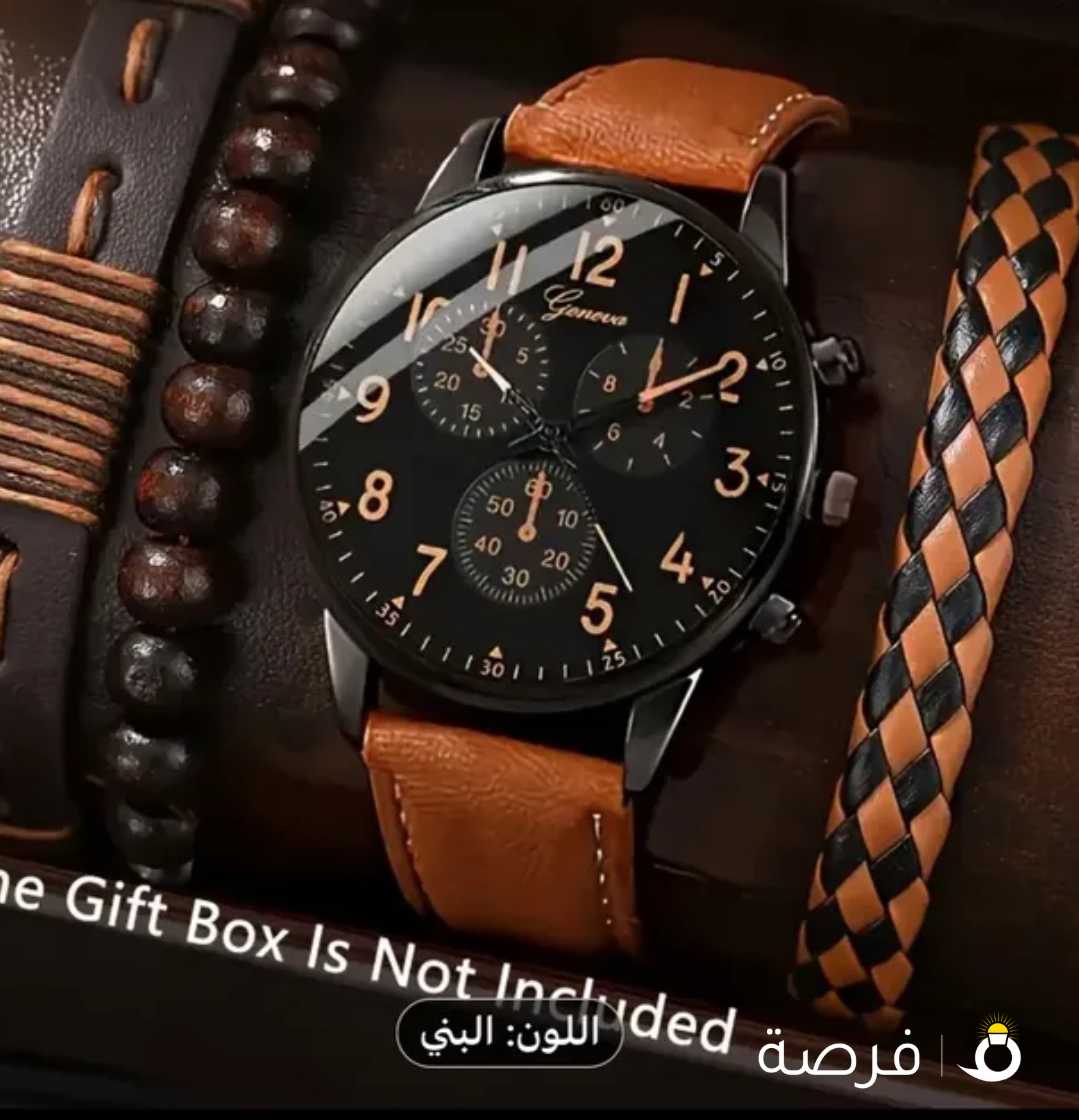 ساعات جديده كل ساعه مع اكسسواراتها بدينارين فقط