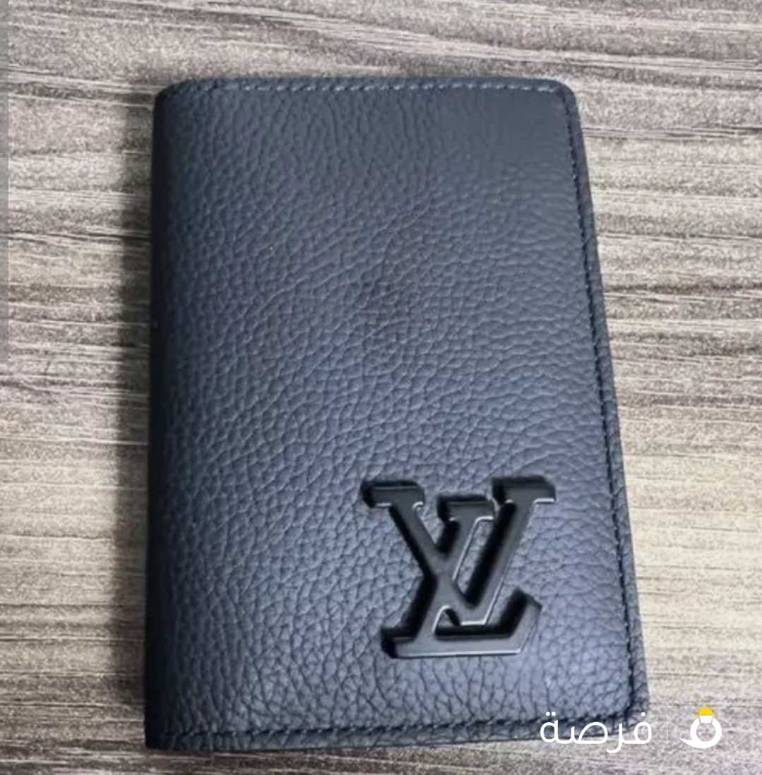 LOUIS VUITTON Pocket Organizer LV Aerogram Black M69979