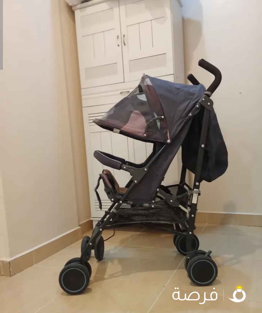 دراجه اطفال مع شمسيه في حاله ممتازه