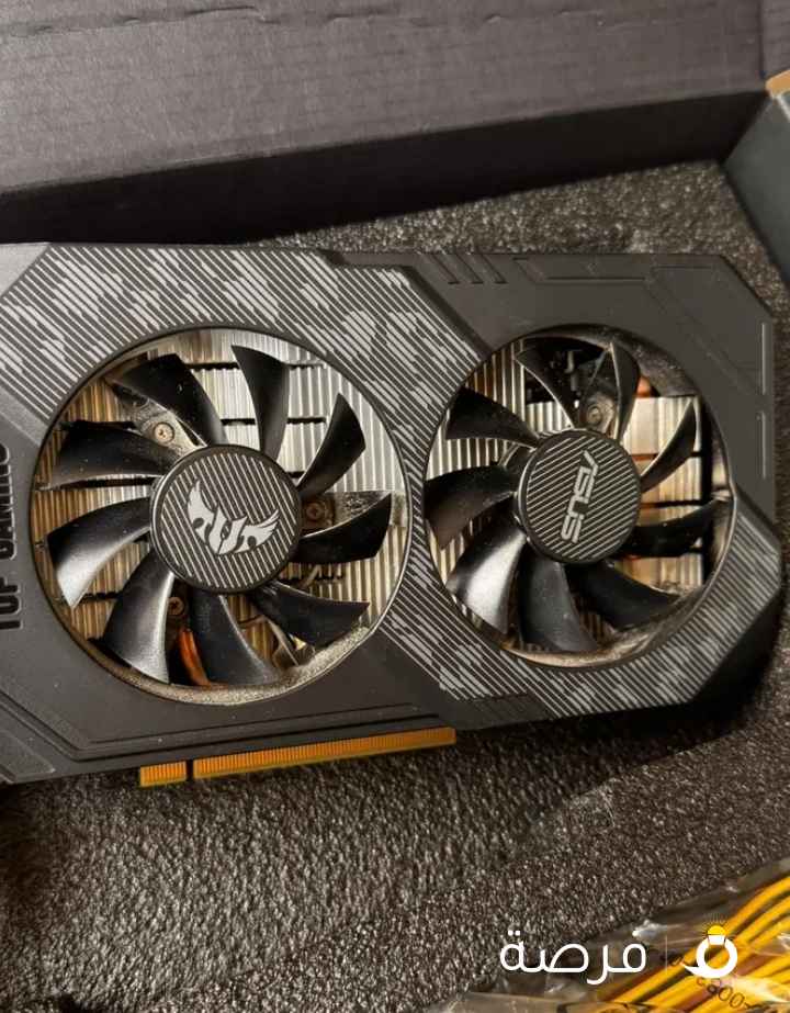 كرت شاشه ASUS GTX 1660 super و 16g رام من هايبر اكس rgb .