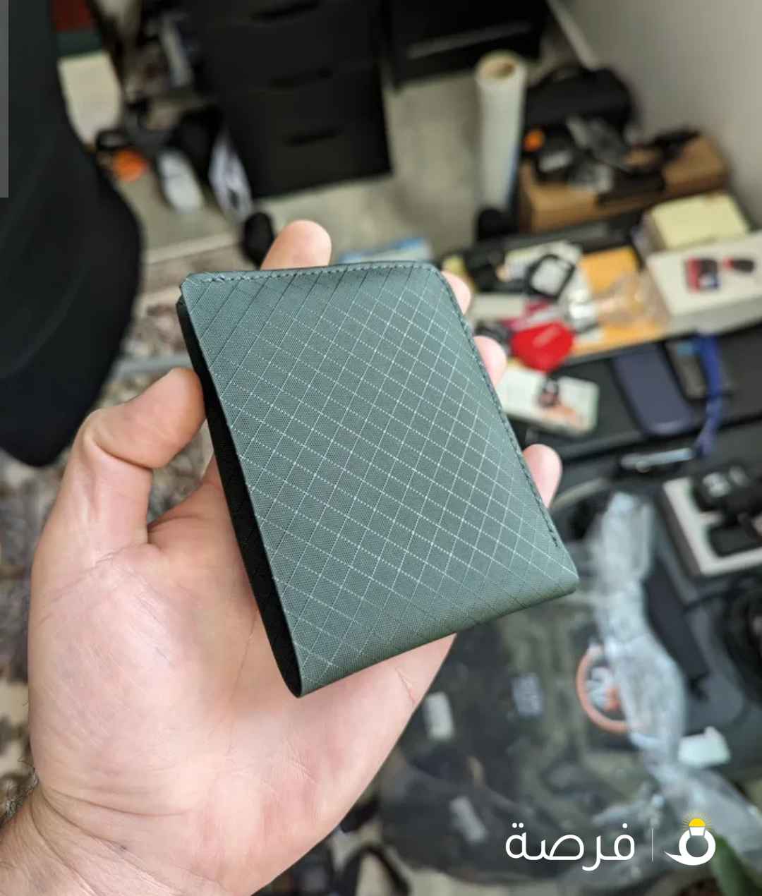 Pioneer made in San Francisco green wallet like new