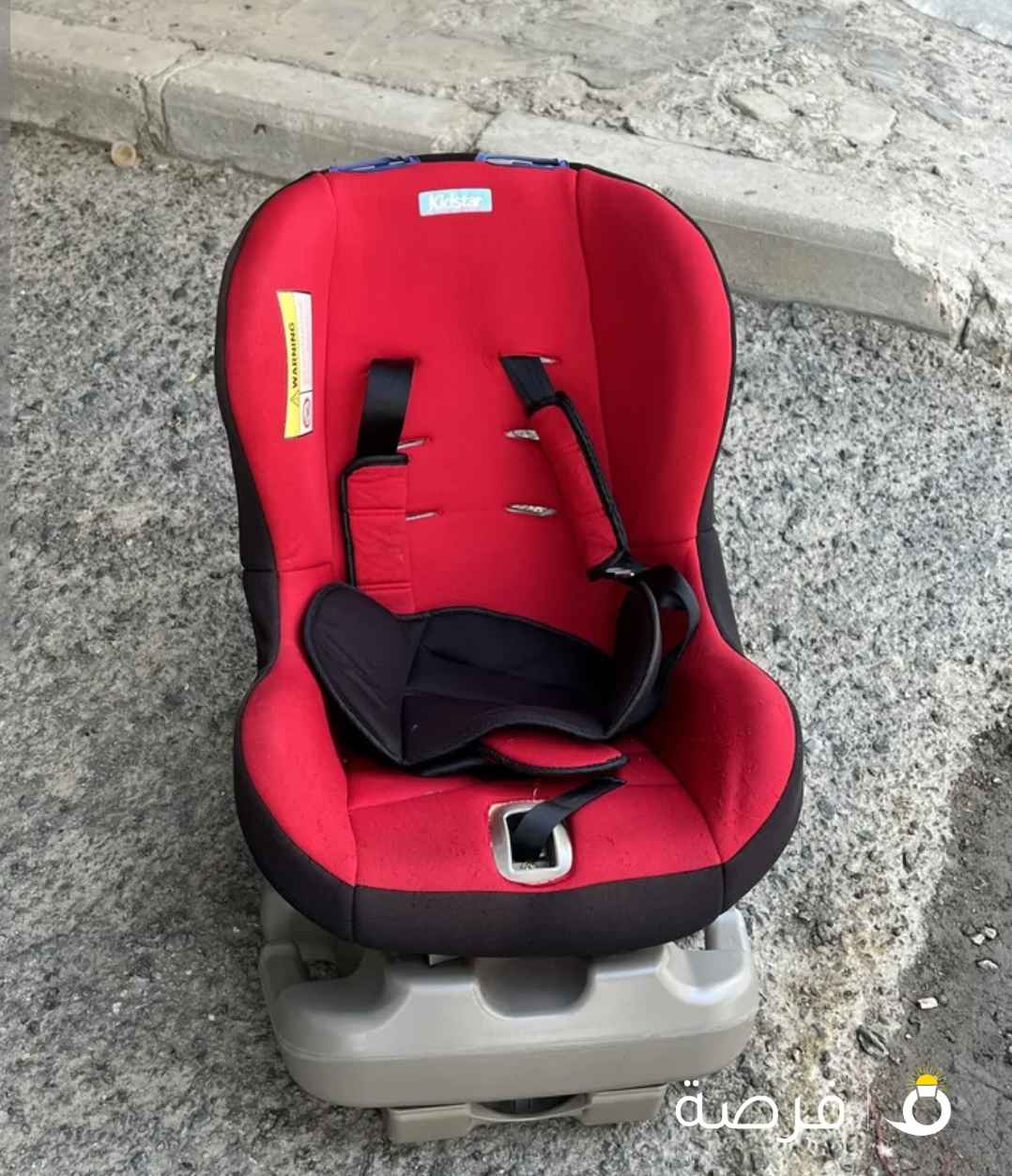 Red toddler car seat
