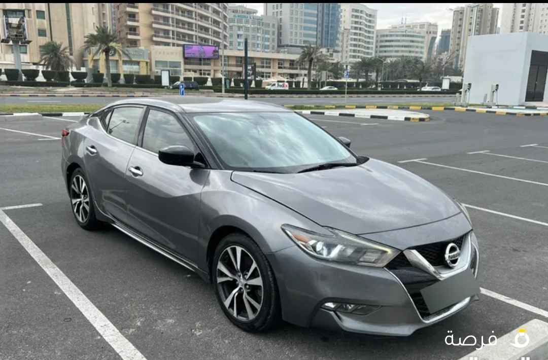 نيسان مكسيما موديل 2016 رمادي في حالة جيدة جدا
