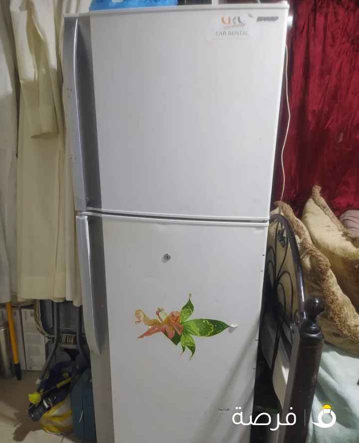 ثلاجة شارب بالمهبوله وبوتجاز