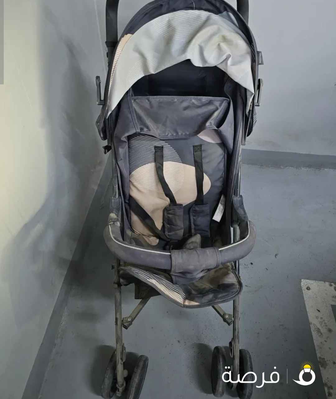 عربانة اطفال و كرسى اطفال بحالة جديدة