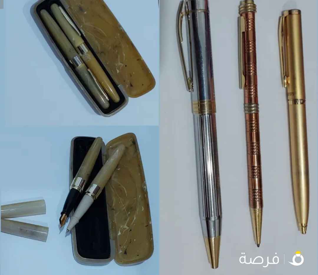 مجموعة أقلام بحالة جيدة