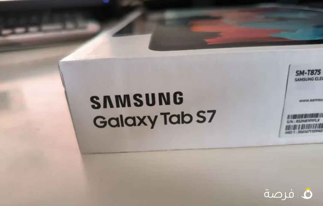 تابليت S7 شريحة الجيل الرابع باللون الاسود // Tab S7 4G SIM Card in black Color 6/128GB