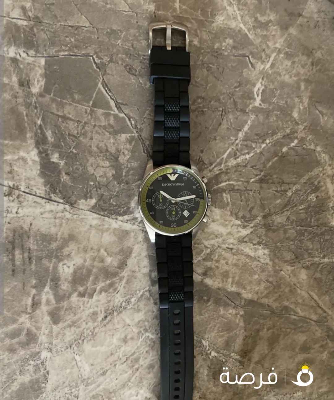 Emporio Armani Sportivo watch blackstrap