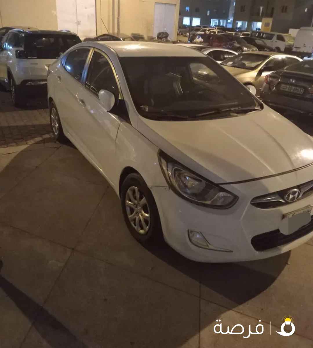 للبيع هيونداي اكسنت موديل 2015 نظيفه سبغ تجميلي في الدعميات ماشيه 216 الف