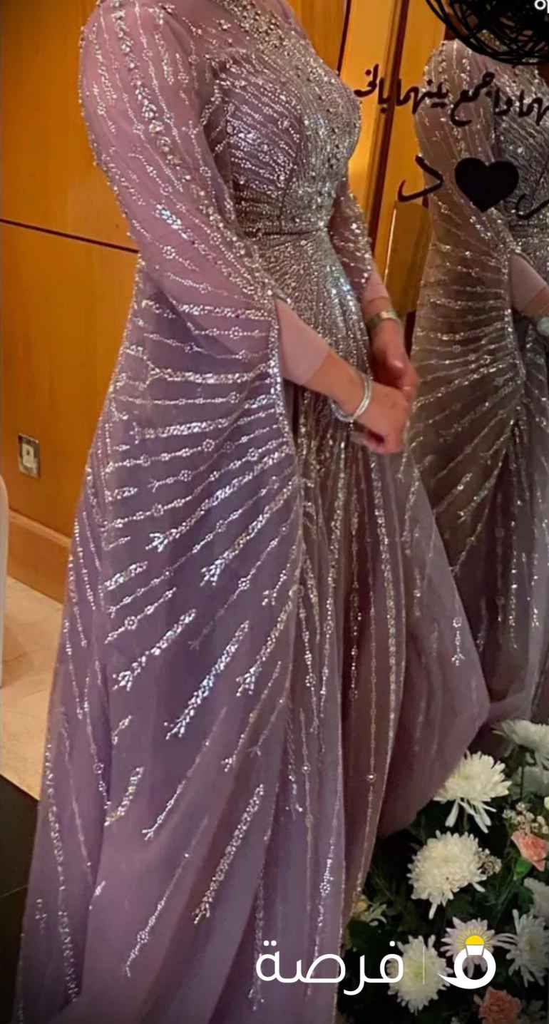للبيع فستان سهرة خطوبة مناسبة راقي قياس ميديوم جديد