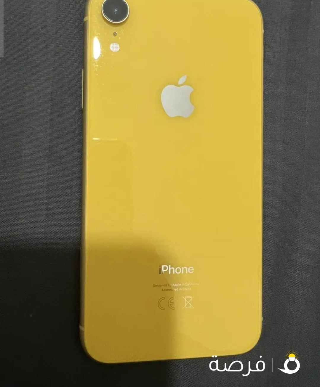ايفون XR لون اصفر 128 قيقا بطارية 75%