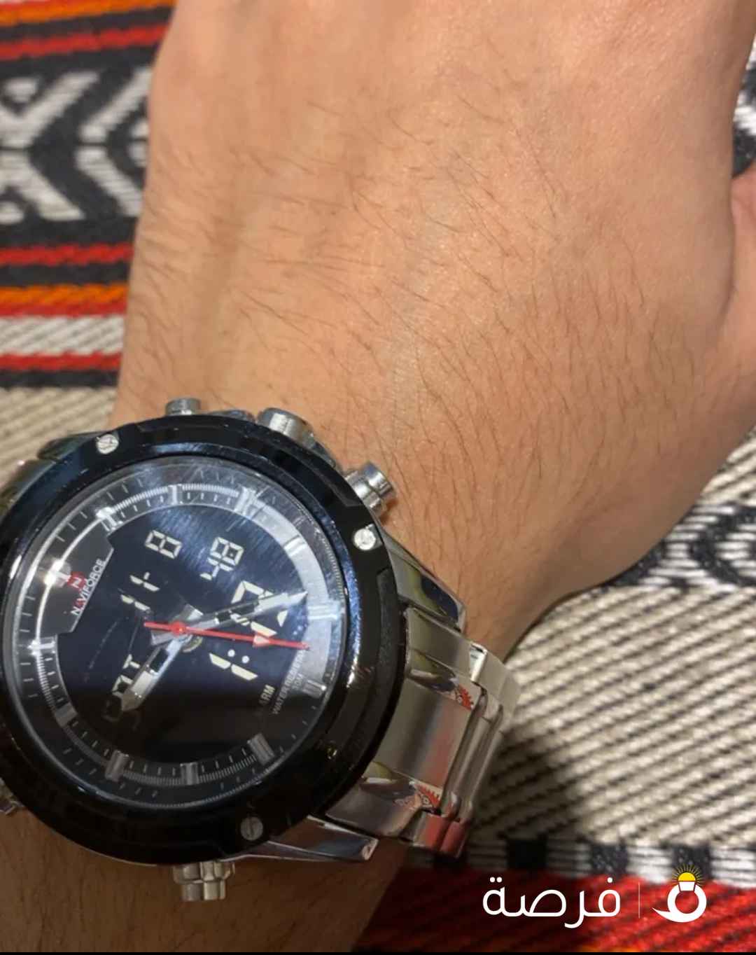 Navi force watch for Man 41-45mm silver perfect watch