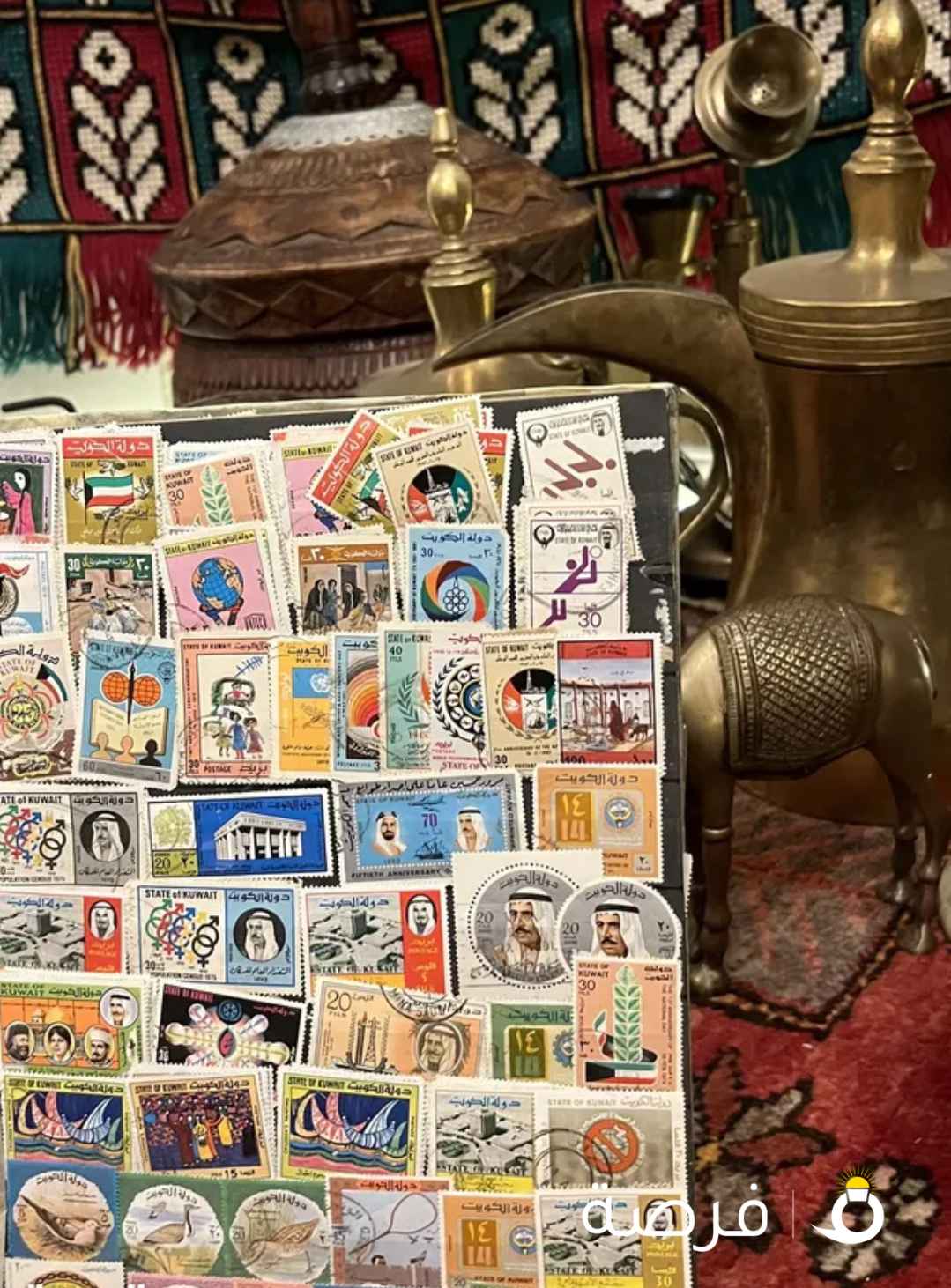 مجموعة طوابع كويتية قديمة