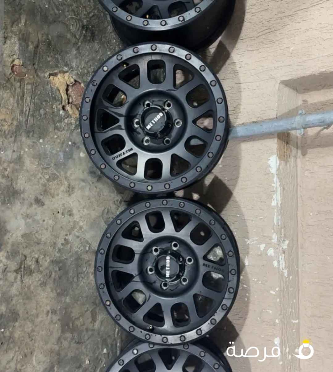 رنقات ميثود اصلين حجم 17 شرط انظاف حيل مافيهم زلوغ ولا داشين مخرطه مع طوسهم وبراغيهم