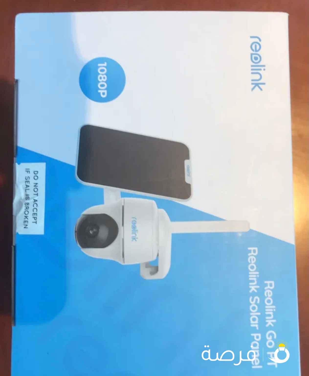 كاميرا مراقبة خارجية Reolink go pt + Reolink solar panel