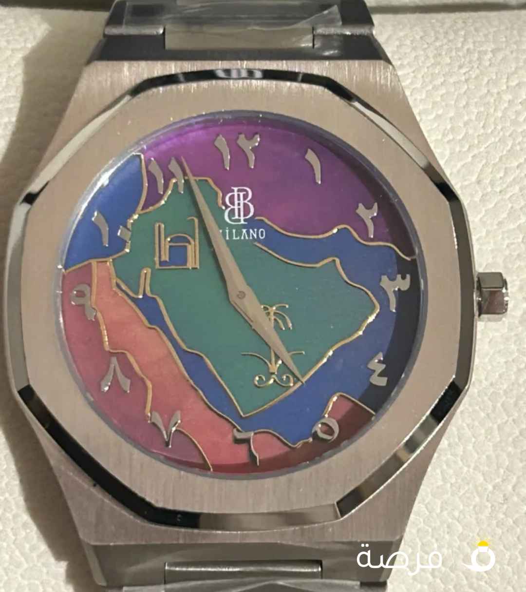 ساعة بي بي ميلانو اصدار خريطة السعودية