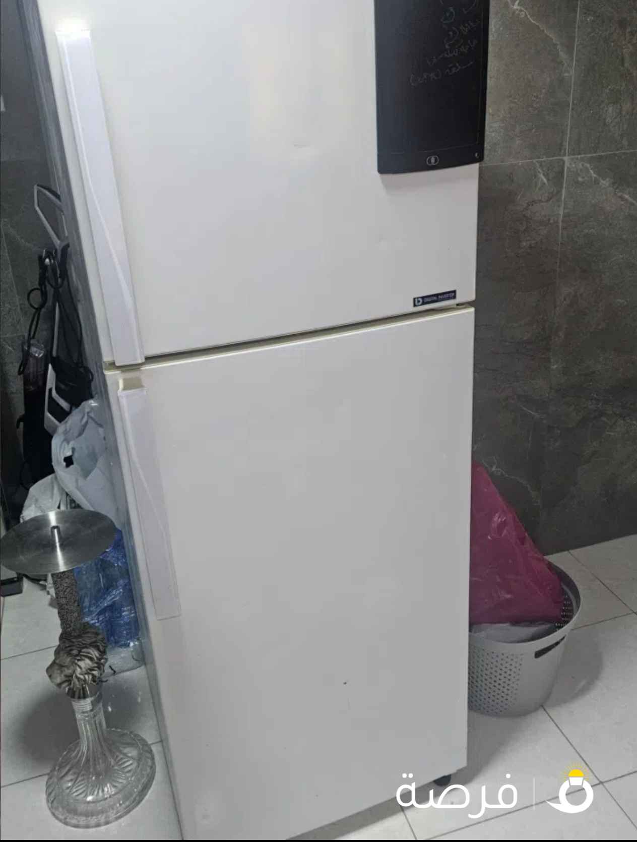 ثلاجة سامسونج 370 لتر بحالة جديدة